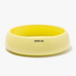 BRIDGE DOG BIG BOWL 18CM LEMON CREAM (GLOSSY) 2