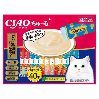 CIAO CHURU BONITO AND SEAFOOD VARIETY 40PK