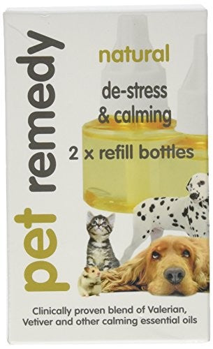 Pet Relax Pet Remedy Natural De-Stress and Calming Refill Pack 2pk