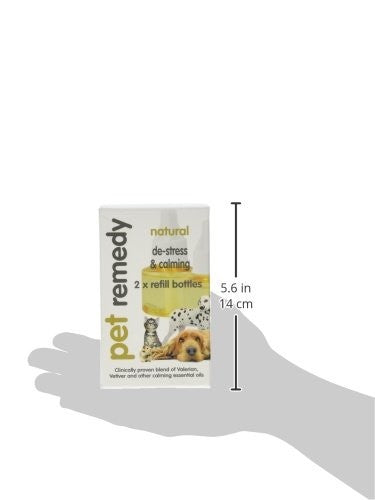 Pet Relax Pet Remedy Natural De-Stress and Calming Refill Pack 2pk