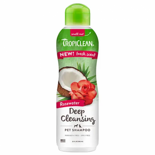 TROPICLEAN Shampoo Rosewater Deep Cleansing 592mL