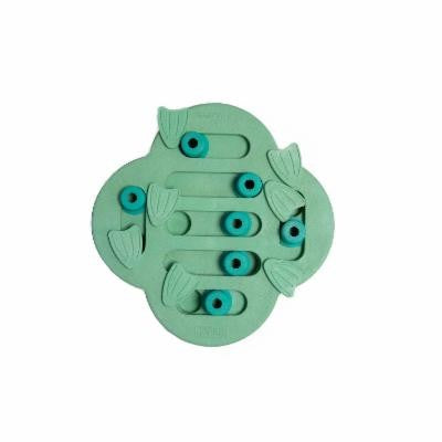 OUTWARD HOUND Green Nina Hide N' Slide Puzzle Puppy Toy