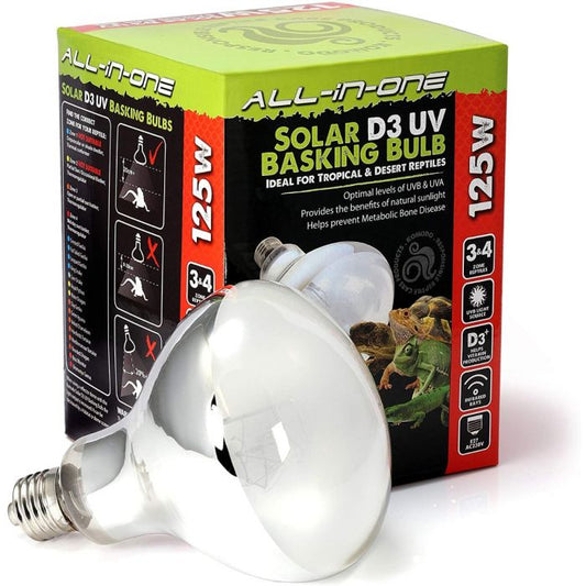 KOMODO SOLAR D3 UV BASKING BULB 125W