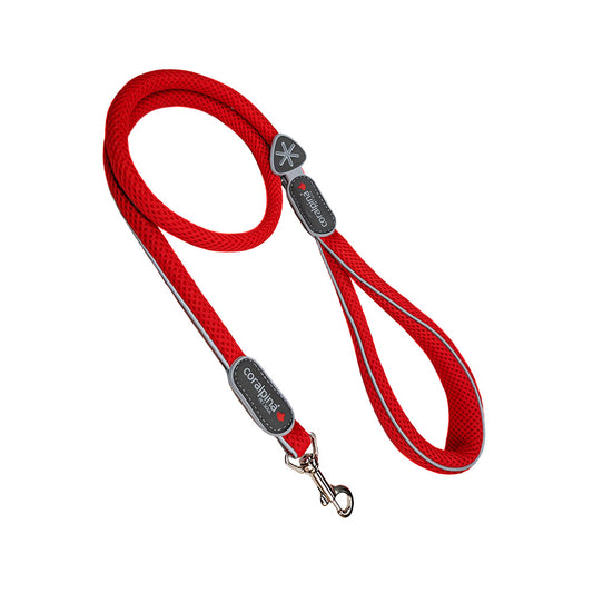 CORALPINA Cinquetorri Dog Lead Red (SZ7-8) 110cm