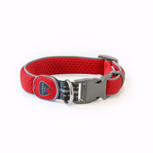 CORALPINA Carezza Dog Collar Red (SZ1) 20-25cm