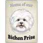 ARTIQUE Pet Sign Bichon Frise 