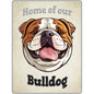 ARTIQUE Pet Sign Bulldog 