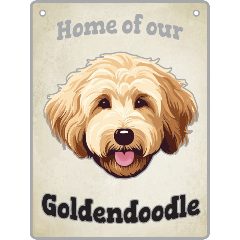 ARTIQUE Pet Sign Goldendoodle 