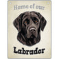 ARTIQUE Pet Sign Labrador, Black 