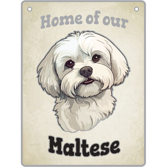 ARTIQUE Pet Sign Maltese 