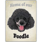 ARTIQUE Pet Sign Poodle 