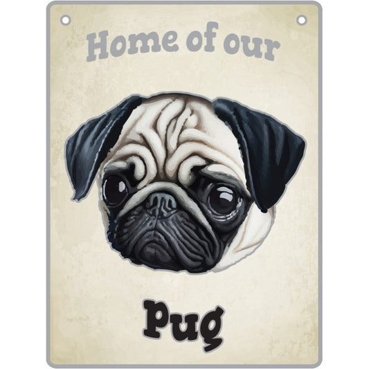 ARTIQUE Pet Sign Pug 