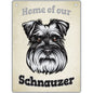 ARTIQUE Pet Sign Schnauzer 