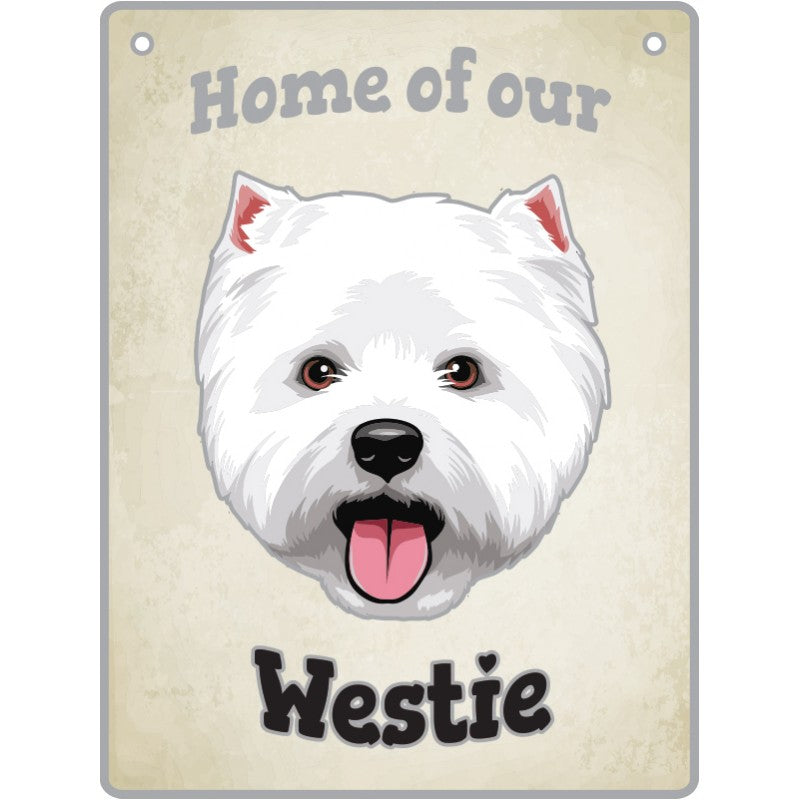 ARTIQUE Pet Sign Westie 