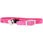 BEAU PETS Collar Suede Cat Safety w/Bell Pink 10mm x 30cm