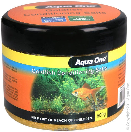 AQUA ONE GOLDFISH CONDITIONING SALT 500G