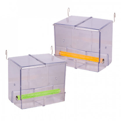 AVI ONE FEEDER ENCLOSED WITH PERCH 13 X 9.7 X 12.2CM