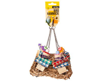 AVI ONE BIRD HAMMOCK NATURAL 2 HOOK 18 X 18CM