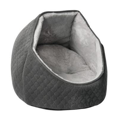 PET ONE BEDDING IGLOO 40X40X36CM CHARCOAL