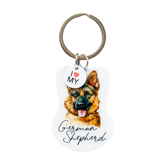 SPLOSH PET KEYRING GERMAN SHEPHERD