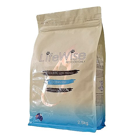 LIFEWISE Adult Dog Food Ocean Fish with rice and veg (small bites) 2.5kg