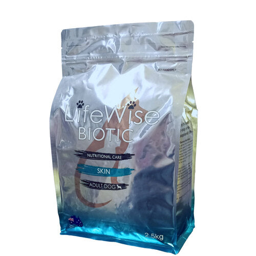 LIFEWISE Adult Dog Food Biotic Skin - with fish, rice, oats & vegetables 2.5kg