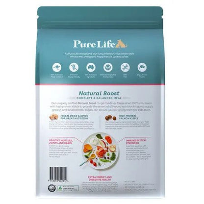 PURE LIFE NATURAL BOOST DRY PUPPY FOOD SALMON 8KG