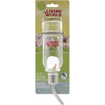 LIVING WORLD ECO GLASS WATER BOTTLE 355ML