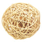 ROSEWOOD RATTAN WOBBLE BALL LARGE