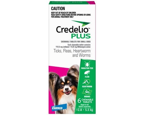 CREDELIO PLUS SMALL 2.8-5.5KG 6PK