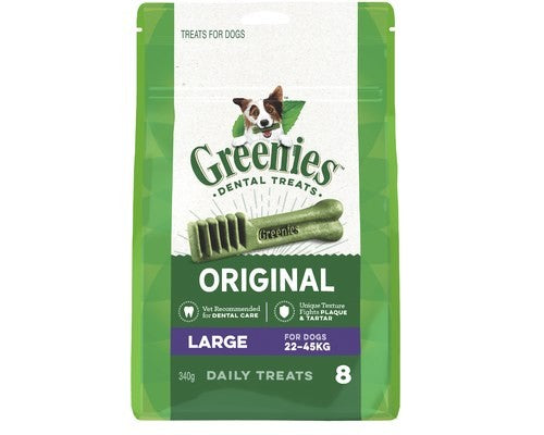 GREENIES ORIGNAL TREAT PACK LARGE 340G