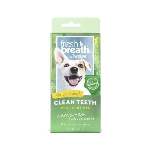 TROPICLEAN FRESH BREATH PLAQUE REMOVER CLEAN TEETH GEL 118ML