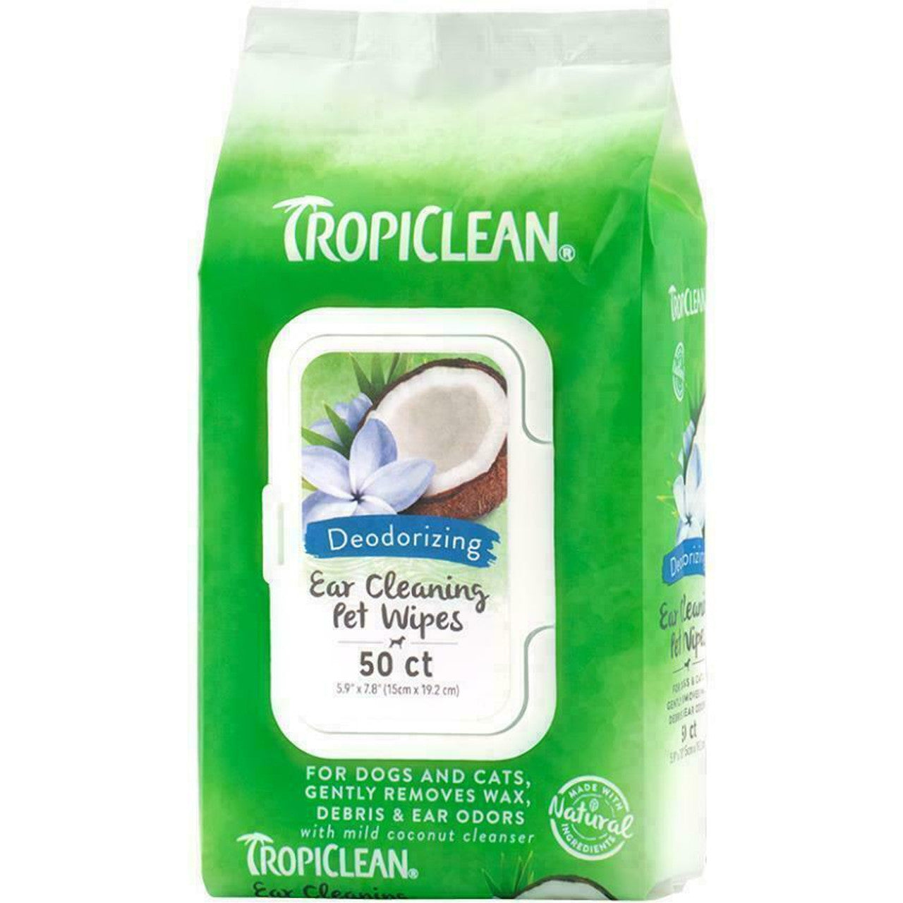 Tropiclean deodorizing 2024 pet wipes