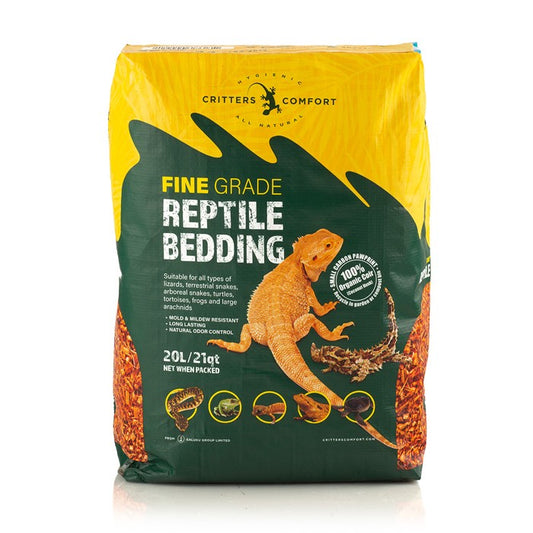 REPTILE ONE CRITTERS COMFORT REPTILE BEDDING FINE 20L