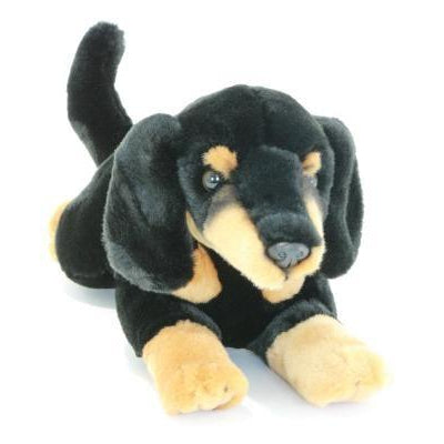 BOCCHETTA Plush Toy Frankie (Dachshund - 30cm floppy, black and tan)