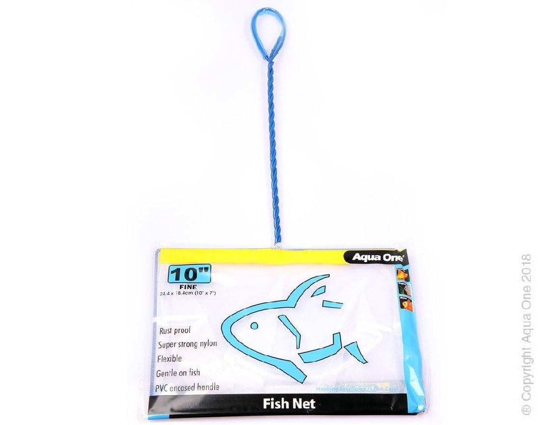 AQUA ONE FISH NET FINE 10" (25.5 X 18CM)