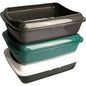 PET ONE Litter Tray Rectangle With Lid L50 X W39 X H15cm