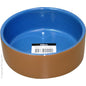 PET ONE PET BOWL TERRACOTTA AND BLUE GLAZE 450ML