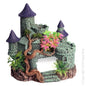 AQUA ONE ORNAMENT RUINED CASTLE LARGE 12X11X21CM PINK