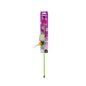 FELINE CARE AUSTRALIA TOY TEASER WAND C/BOARD ROLLER W/FEATHER