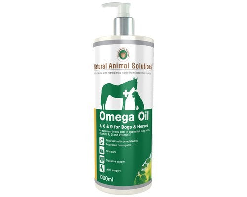 NATURAL ANIMAL SOLUTIONS Omega 3 6 9 Oil for Dogs 1000ml