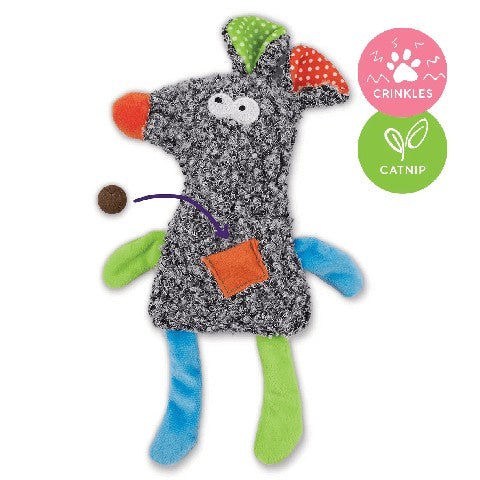 KAZOO CAT TOY CRINKLE MOUSE