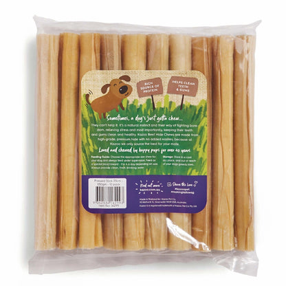 KAZOO NATURAL PRESSED STICK 20CM 550GM 10PK