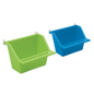 KAZOO RECTANGULAR FEEDER SMALL GREEN/BLUE 2PK